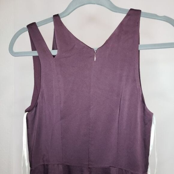 NWT‎ Halston Cowl Drape Satin Slip Gown - Size 0 - Picture 9 of 13